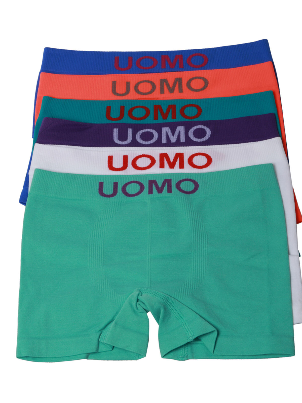 Lot de 6 boxers enfant Charlie- Menthe