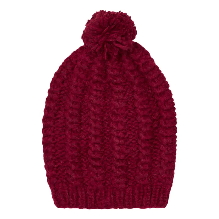 Aymara Bonnet Mala Baby Alpaga Laine Merinos | Bordeaux