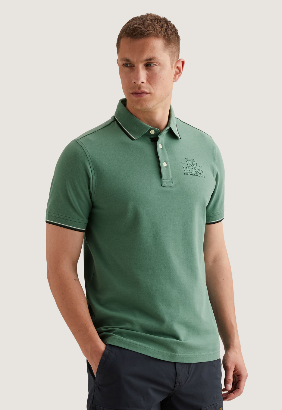 PME Legend Piqué Artwork Polo