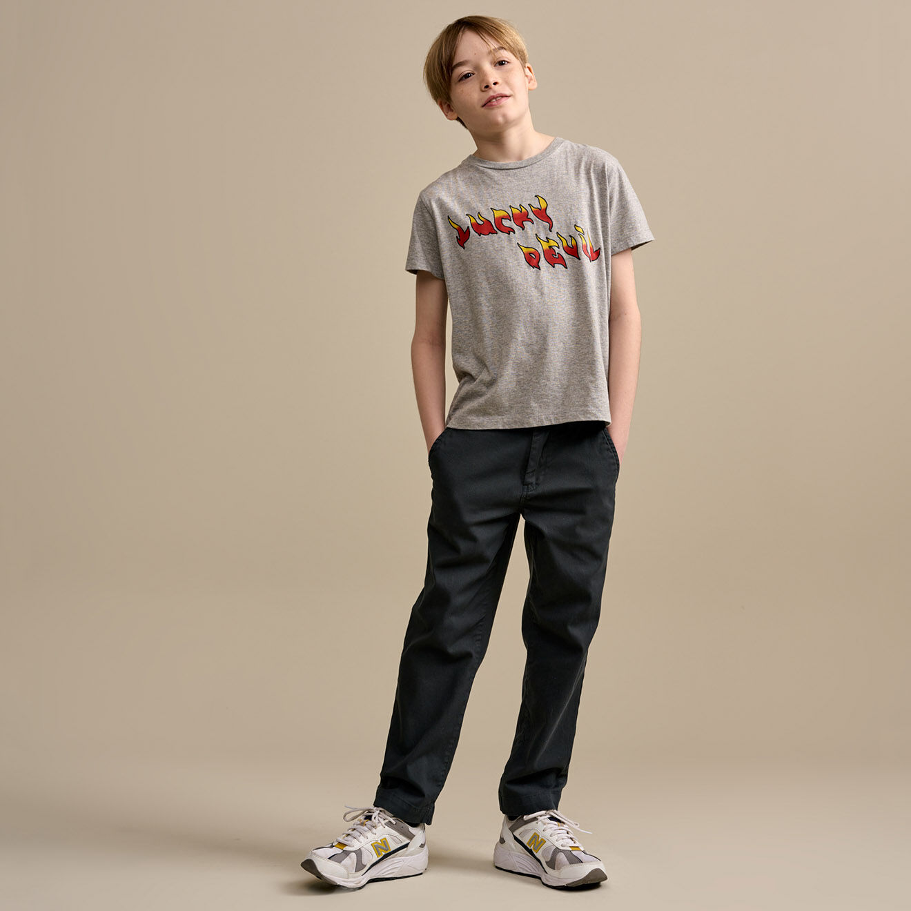 Bellerose Pantalon Wilson gris foncé