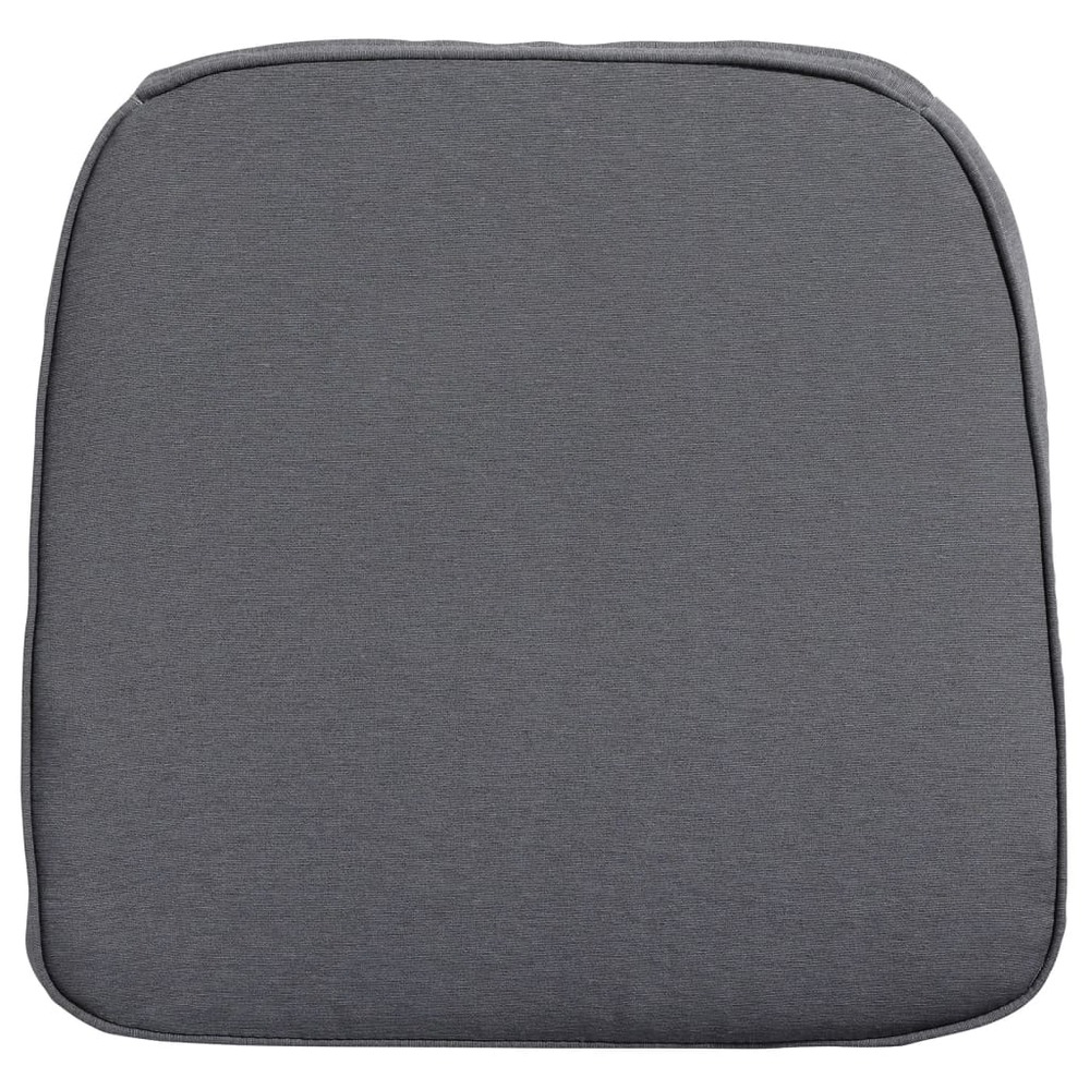 Coussin de siège pour chaise de jardin en osier panama gris