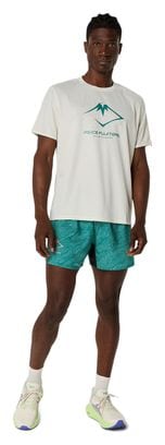 Short Asics Fujitrail Vert Homme