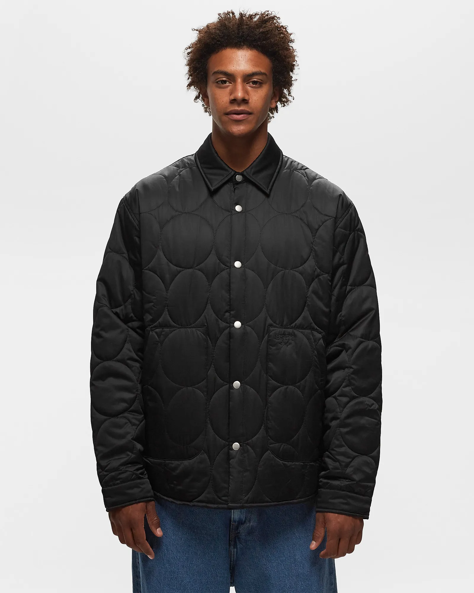 BSTN Brand QUILTED OVERSHIRT