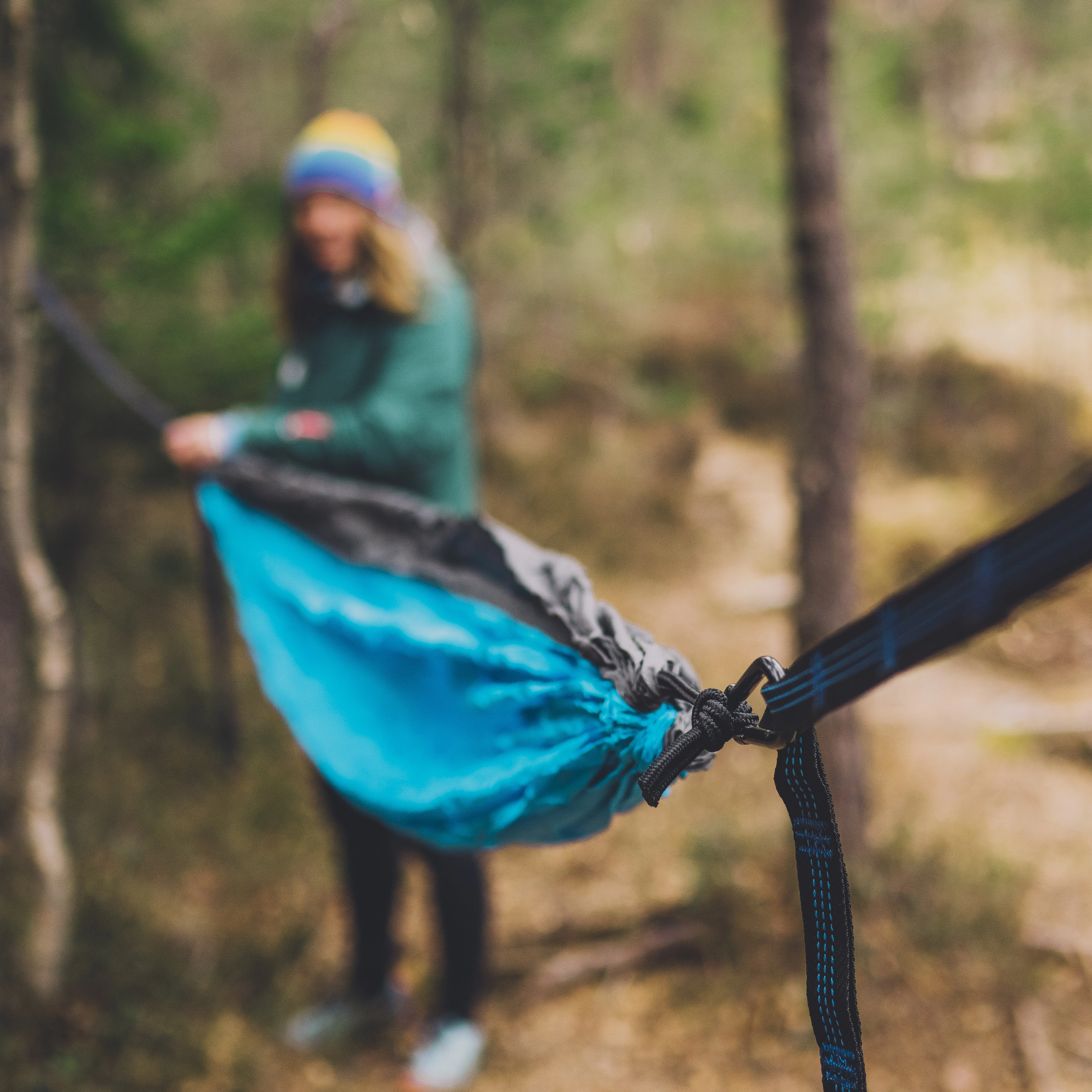 Double Hammock Blue