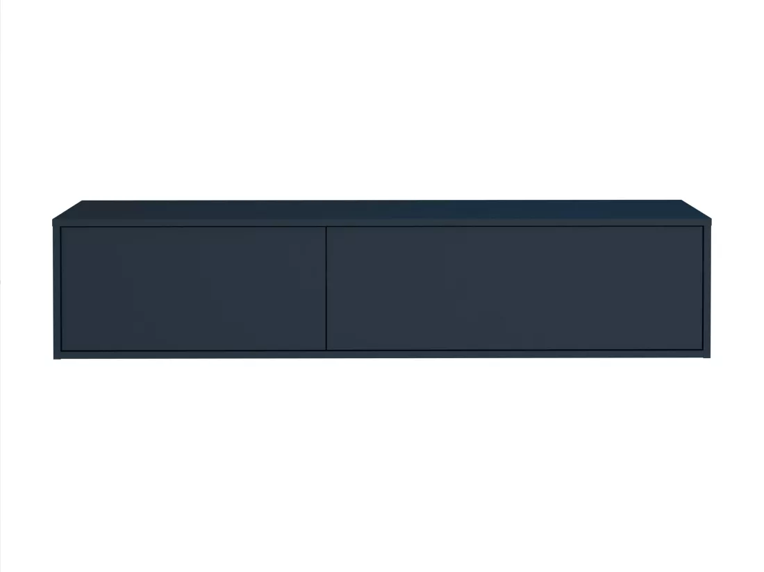 Meuble sous vasque suspendu - Coloris bleu nuit - L150 cm - ISAURE II