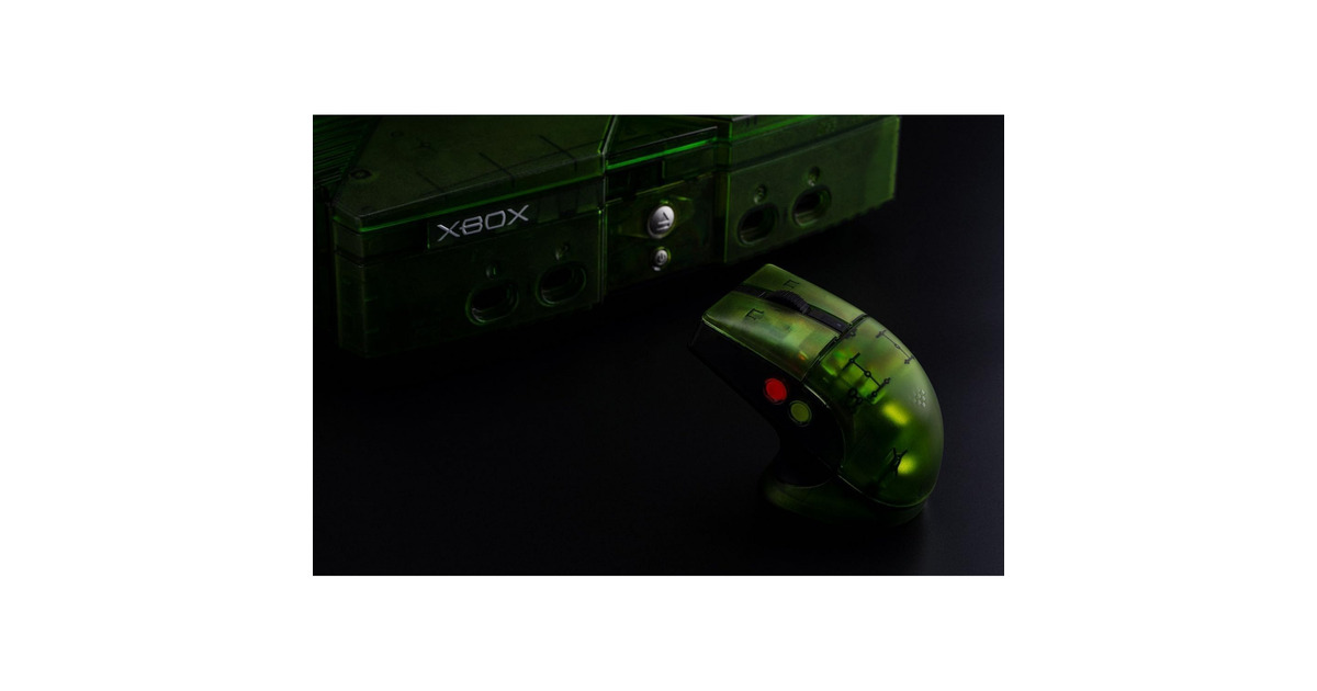 8BitDoRetro R8 Mouse - Xbox Edition  (Groen, 50 - 26000 DPI, Bluetooth / USB-C / 2.4 GHz)