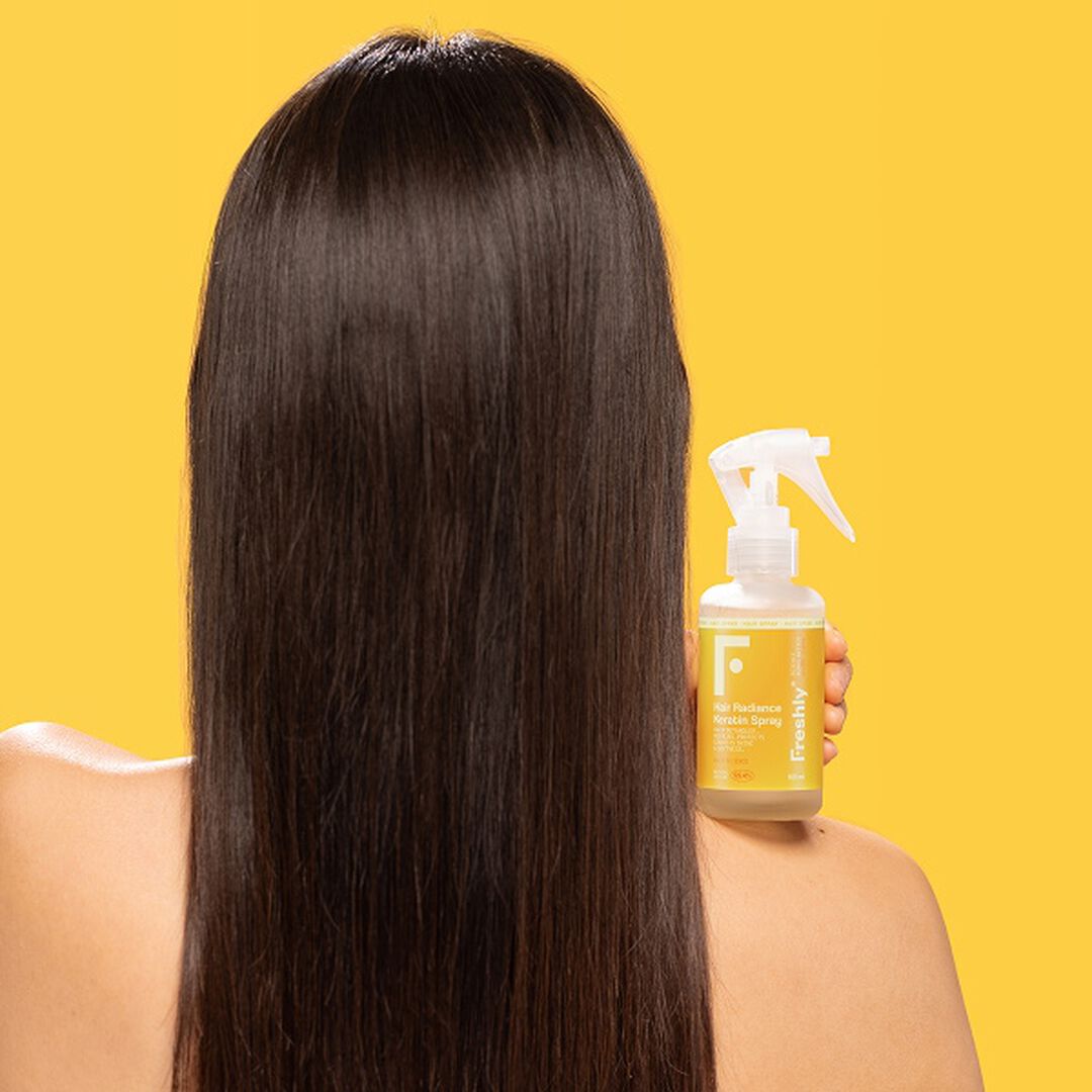 FRESHLY  Protetor Térmico e Desembaraçador -  Hair Radiance Keratin Spray - 100ml