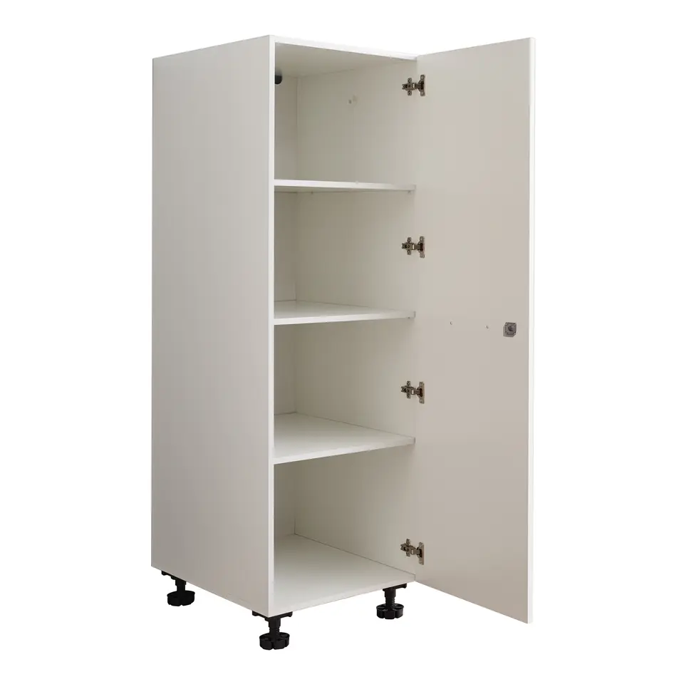 Interiax WASHWALL 'Mary' Wasmachine Opbergkast Wit - 162x50x67.5 cm