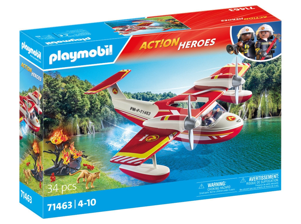 HIDROAVIÃO INCÊNDIO PLAYMOBIL