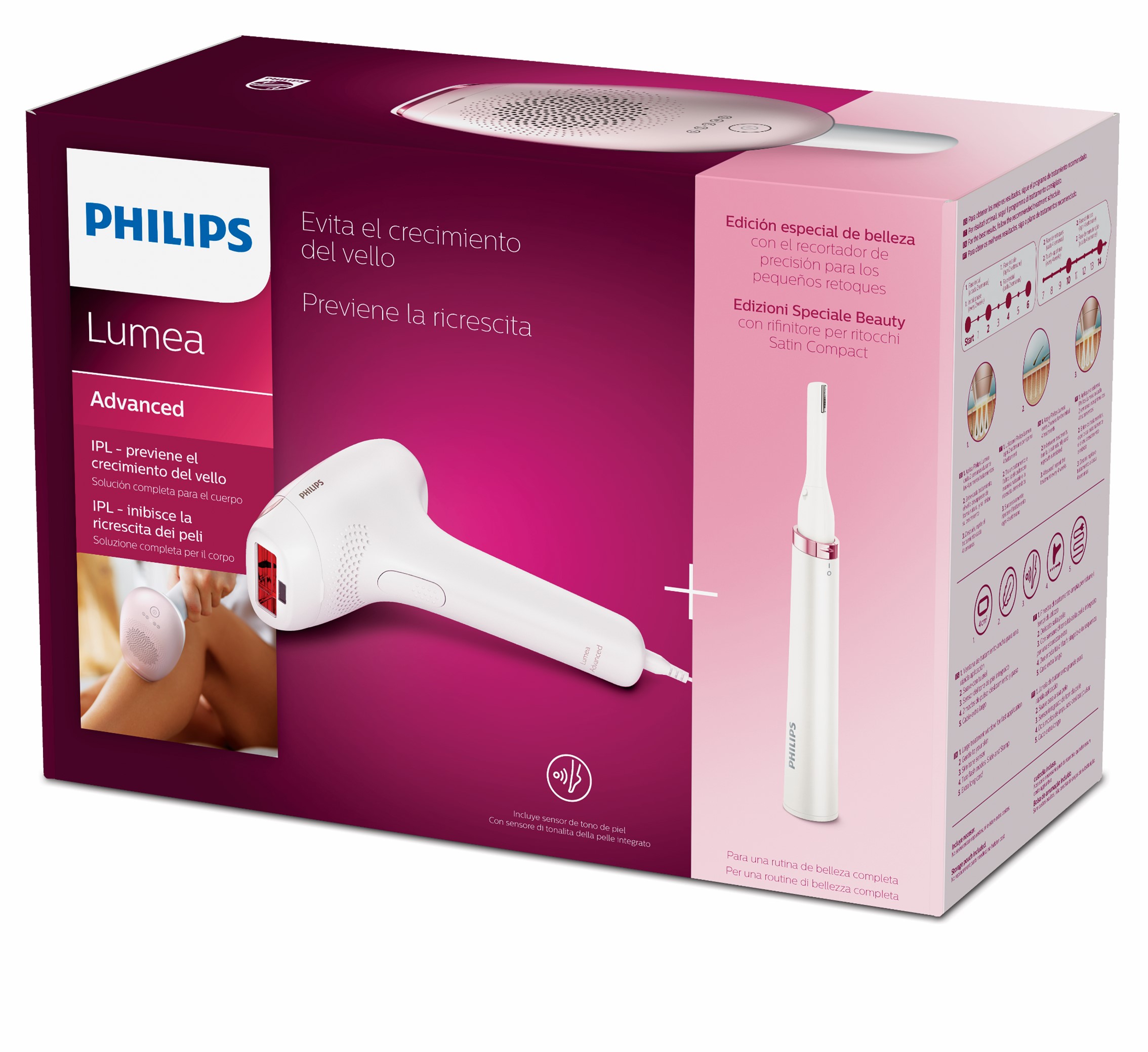 DEPILADORA LUZ PULSADA PHILIPS BRI920/00 LUMEA ADVANCED