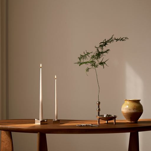 Stoff Nagel Vase Til Lysestage, Krom