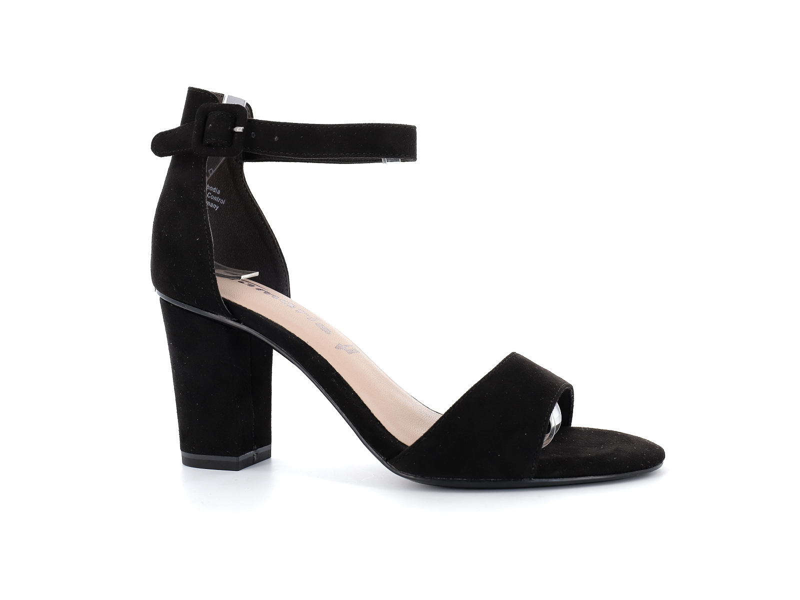 Tamaris-28396 Cuir Velours Noir