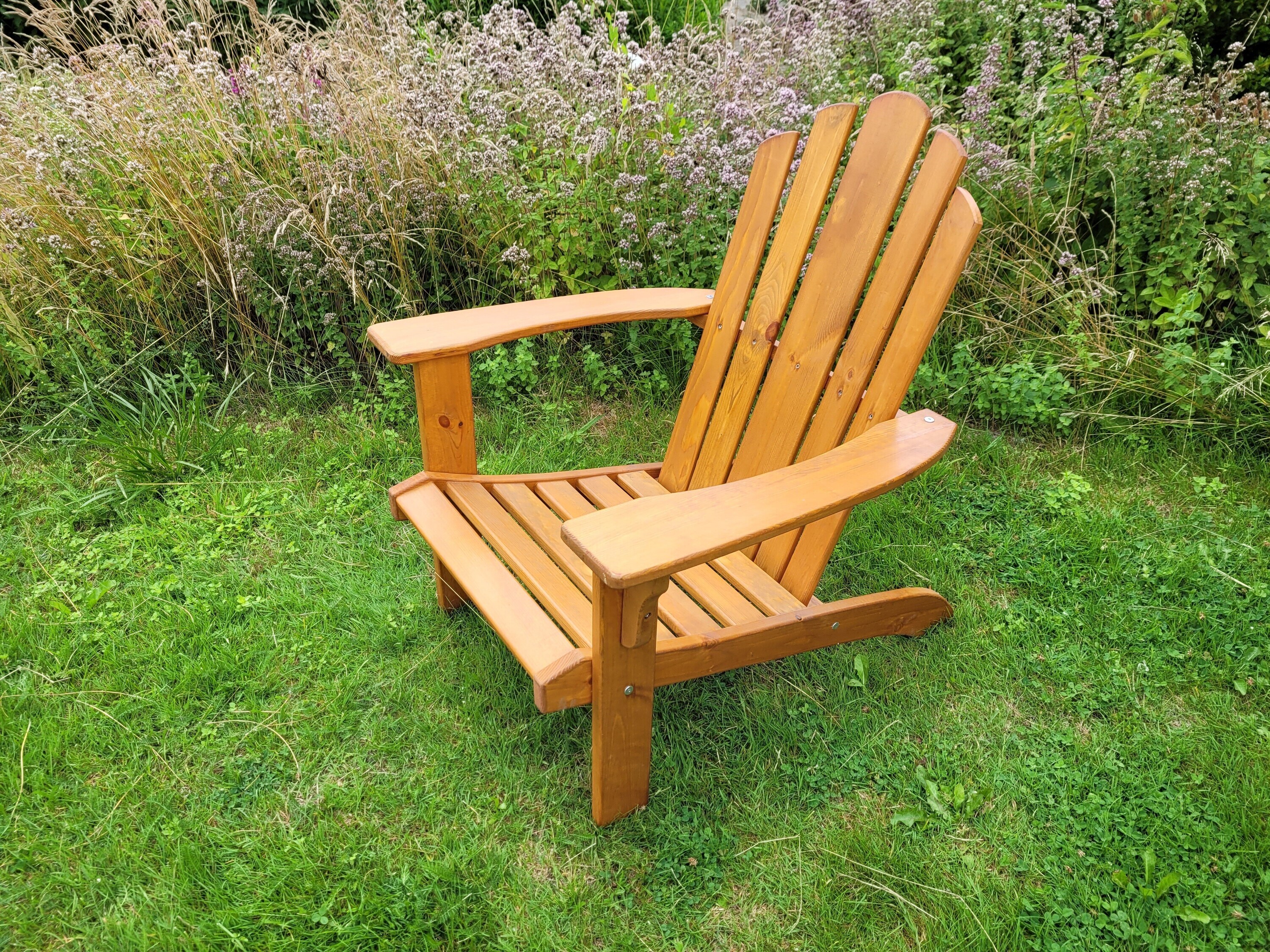 Promadino Promex Handels GmbH, Steinbrückerstraße 2-4, 23556 Lübeck, service@promex-online.de Deckchair, honigbraun lackiert