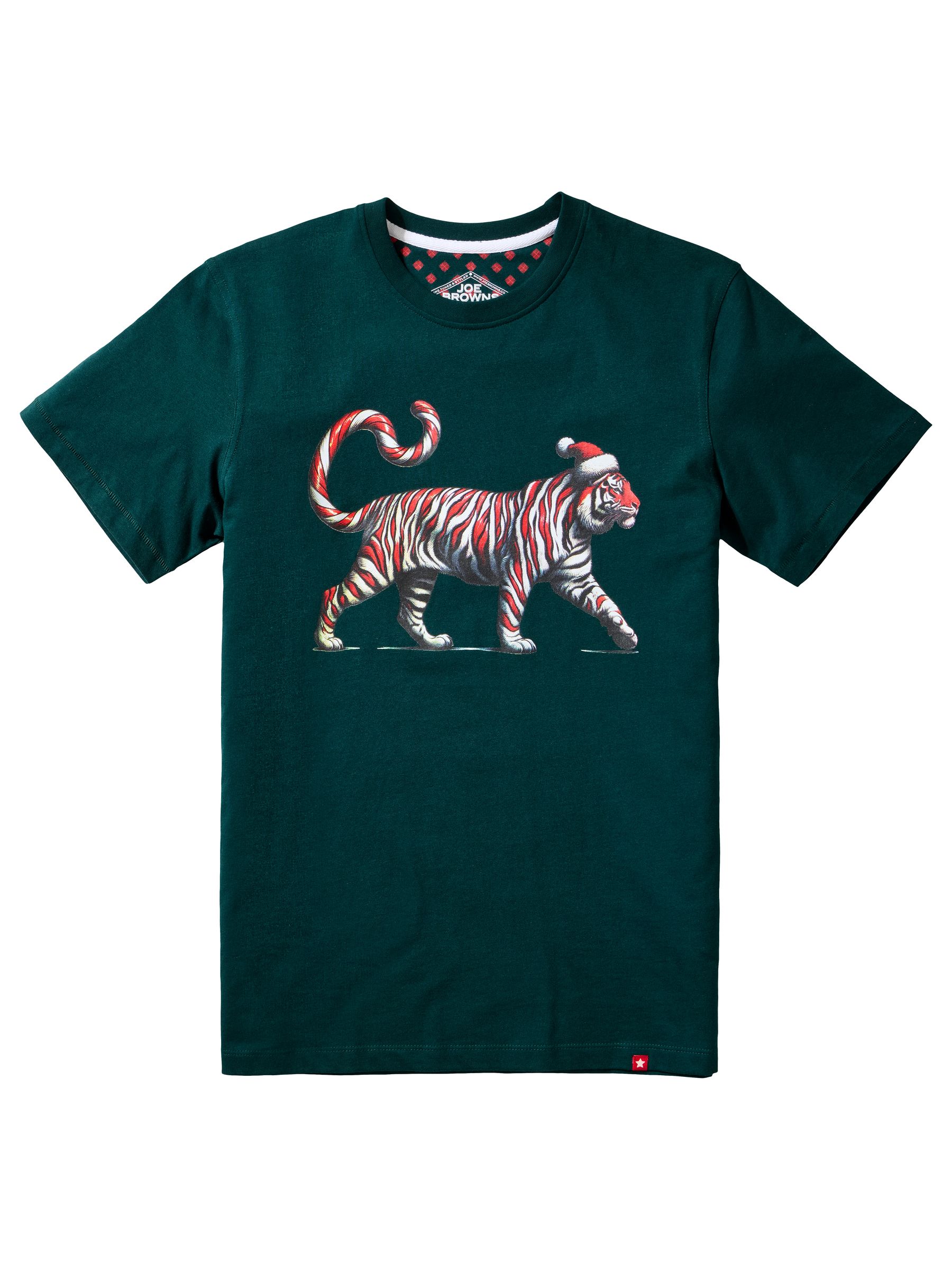 Joe Browns Candy Cane Tiger T-Shirt