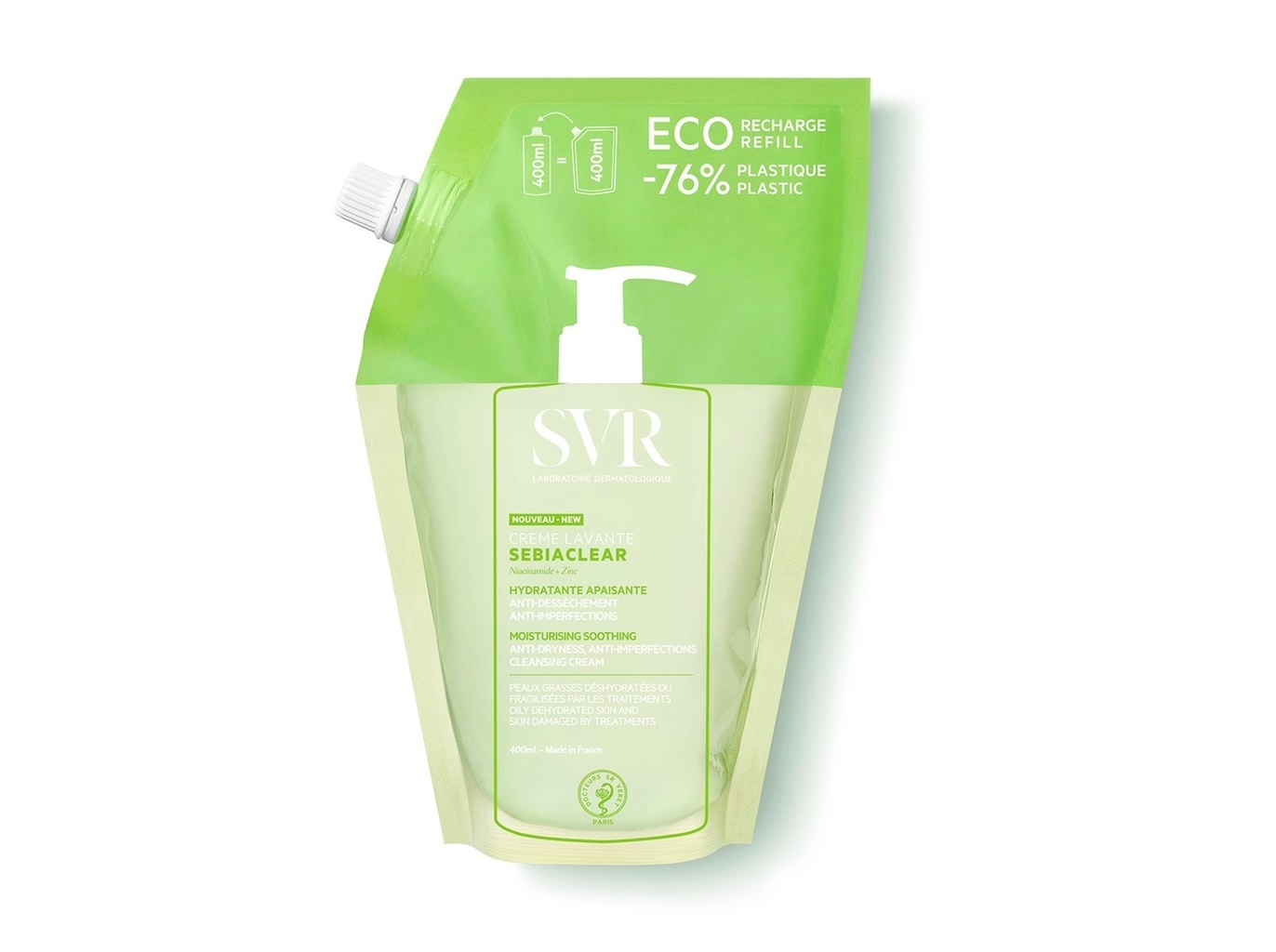 CREME LAVANTE SVR SEBIACLEAR RECARGA 400ML