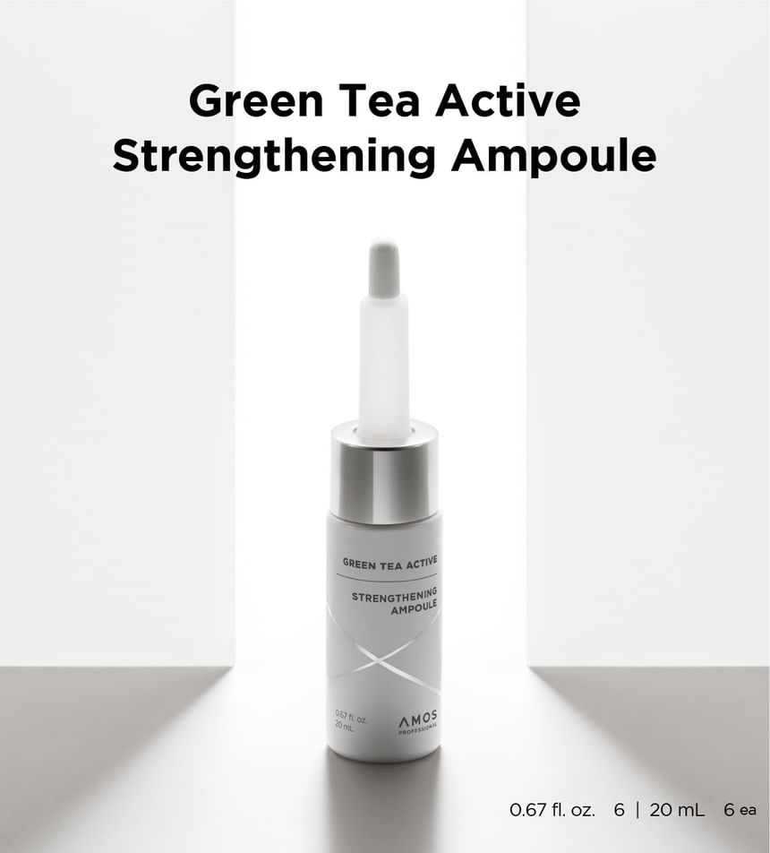 AMOS PROFESSIONAL - Groene Thee Actieve Versterkende Ampul