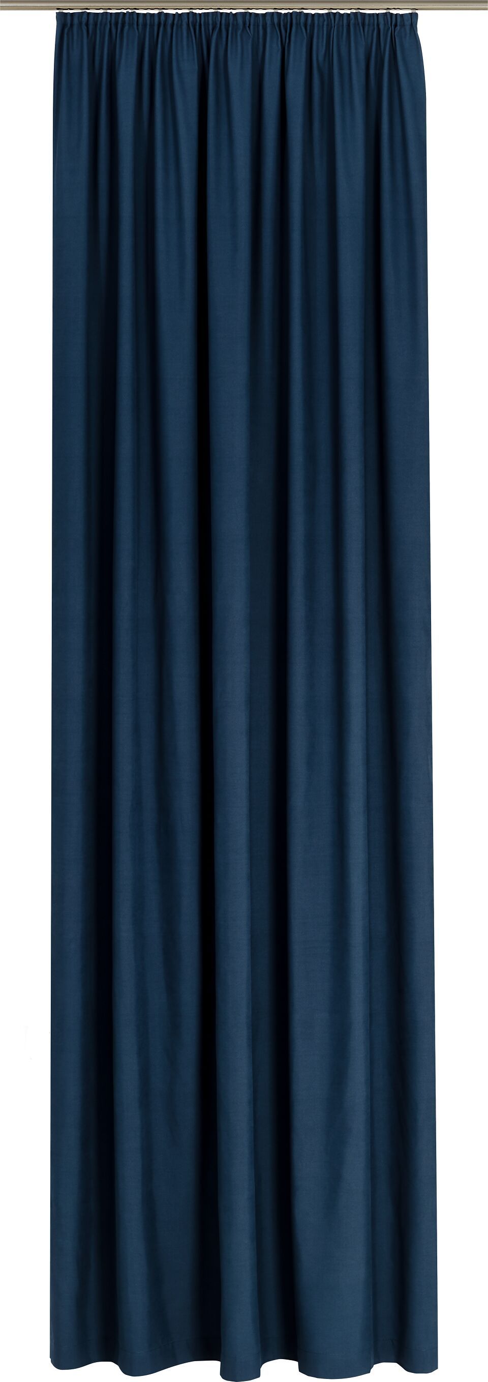 NOA Fertigvorhang blickdicht - Dunkelblau / B: 150.0 cm x H: 260.0 cm