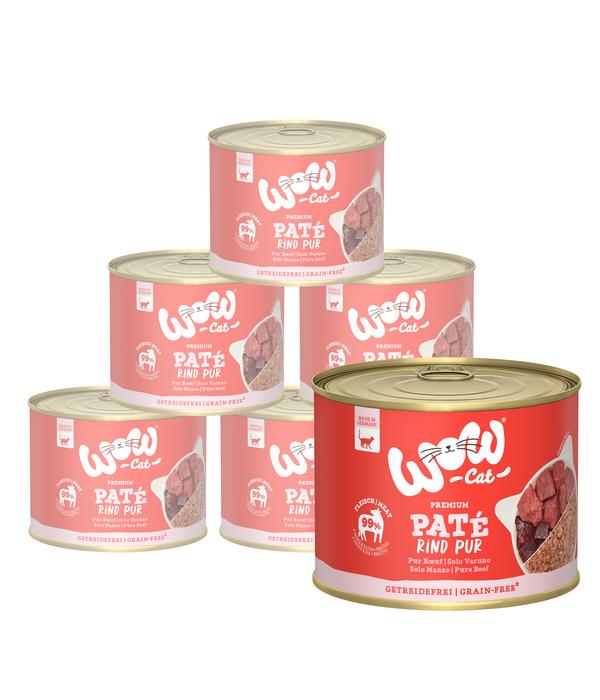 WOW® Cat Nassfutter für Katzen Premium Paté