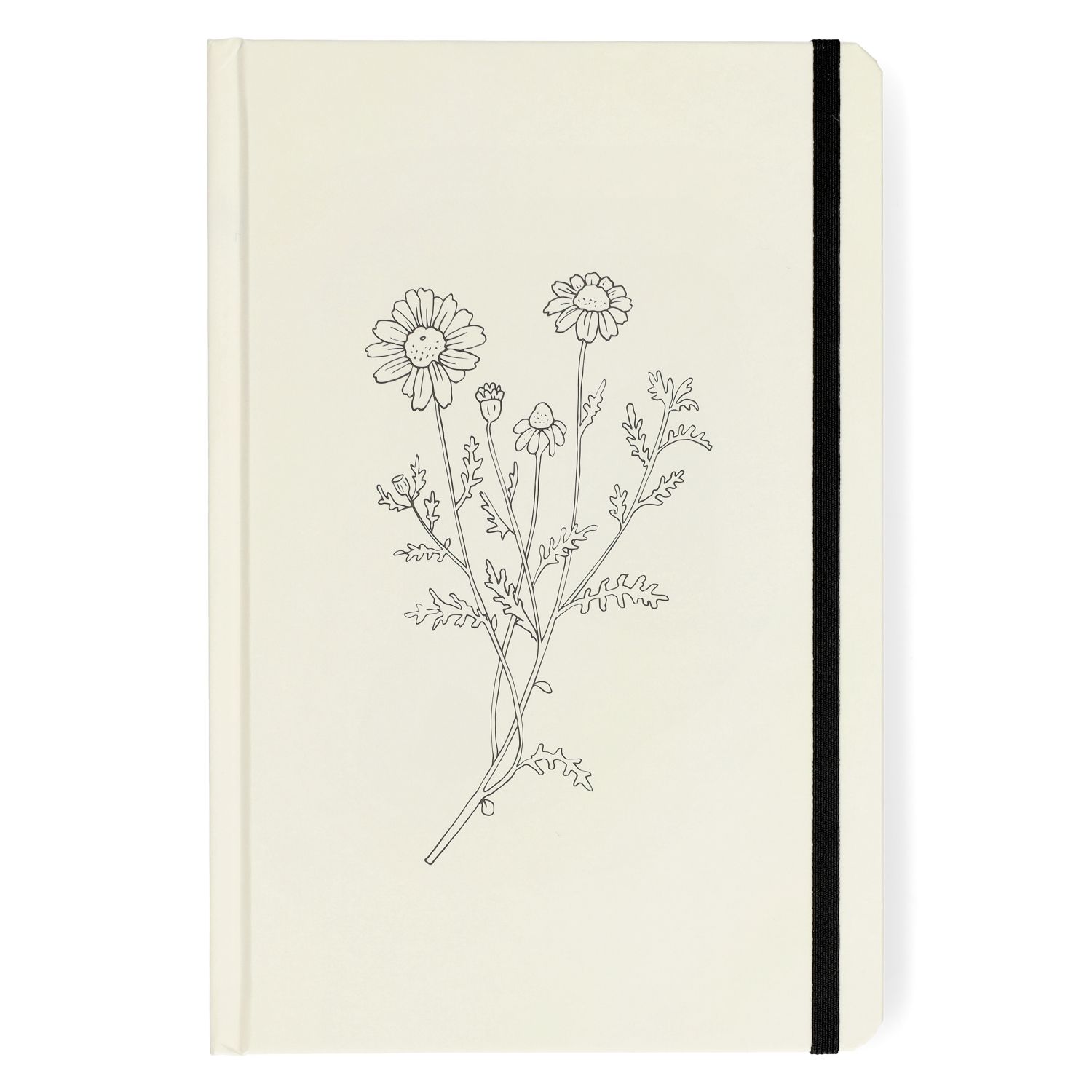 Notitieboek, hardcover, kamille, blanco, A5