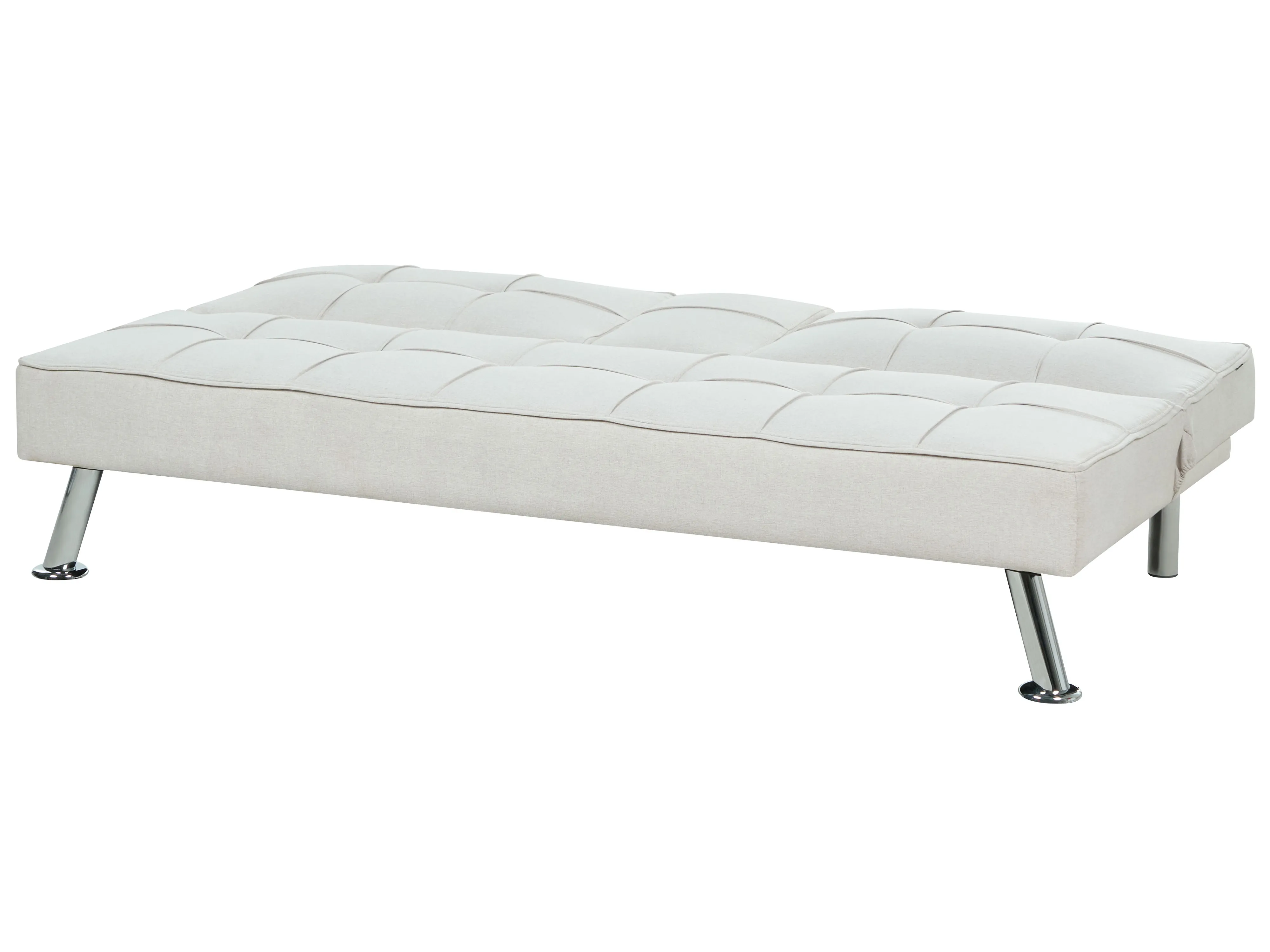 Slaapbank 3-zits ROXEN Stof Lichtbeige
