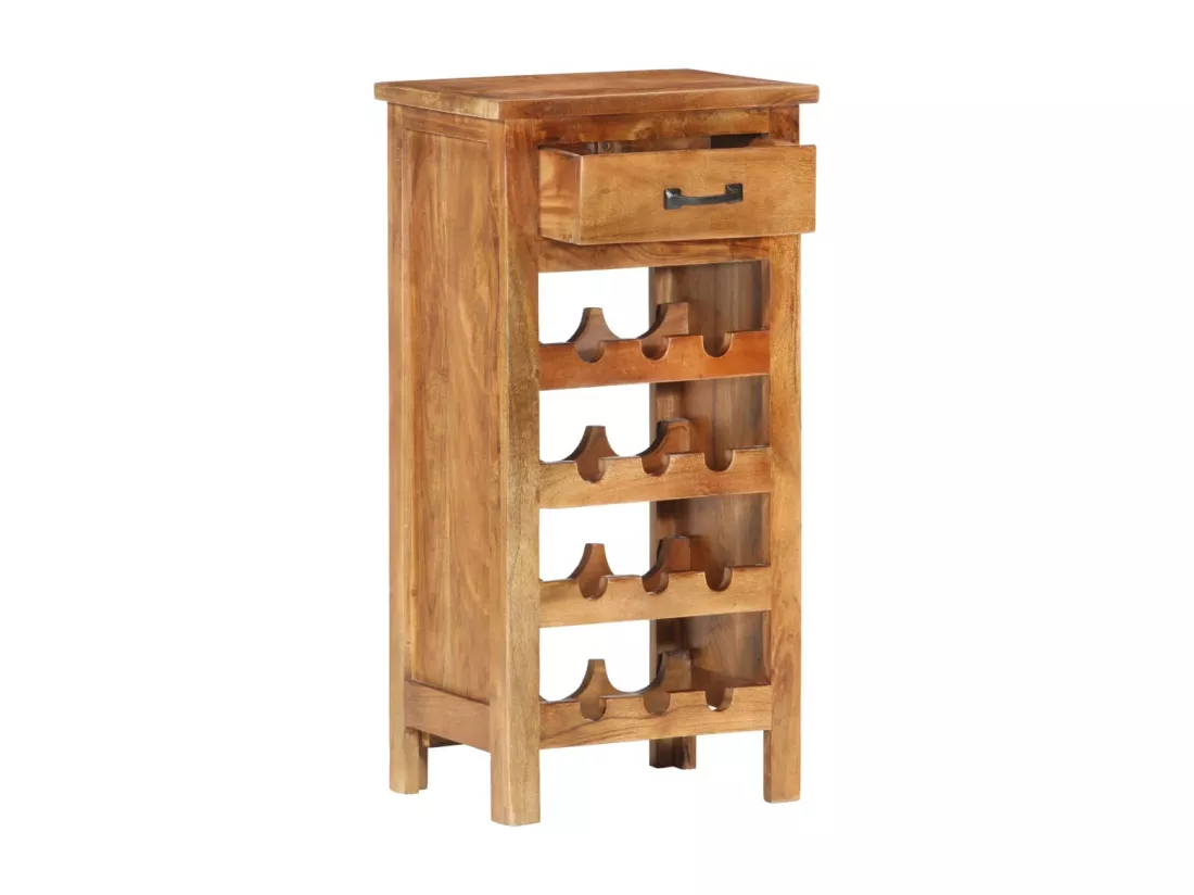 Casier à bouteilles 40x30x80 Bois d'acacia massif