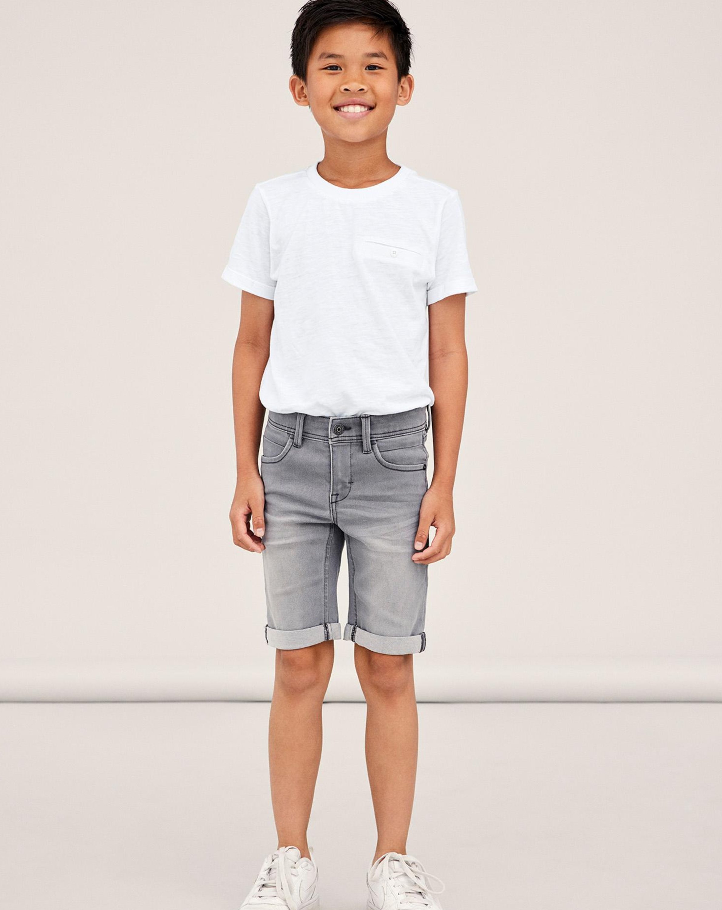 Jeans-Shorts NKMSOFUS in medium grey denim