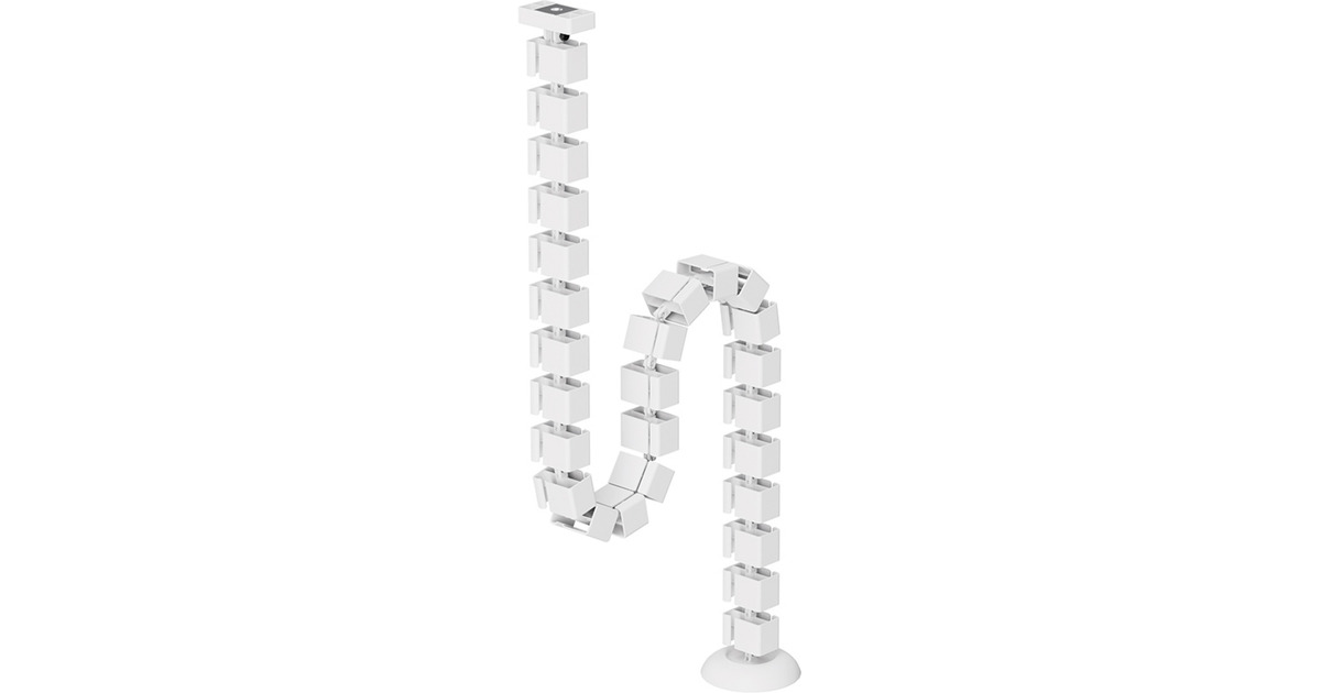 NeomountsADS06-132WH Kabelgeleider - magnetische bevestiging - universeel kabelgeleiding  (Wit)