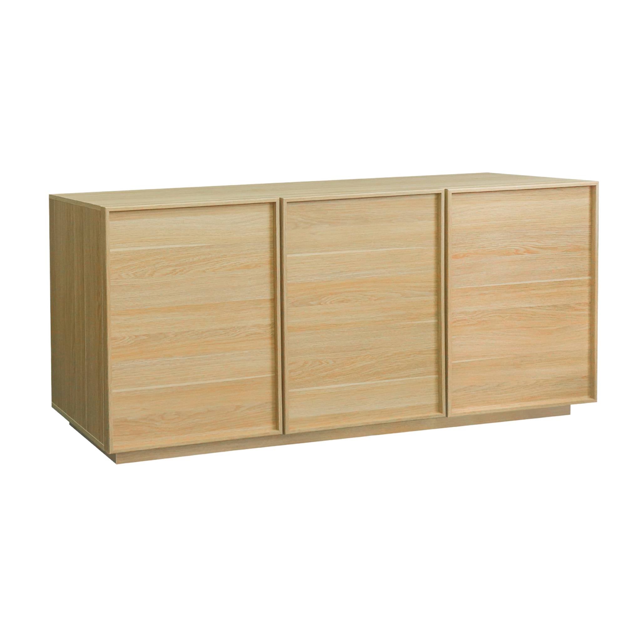 sweeek - Dressoir houtlook 3 deuren 160cm