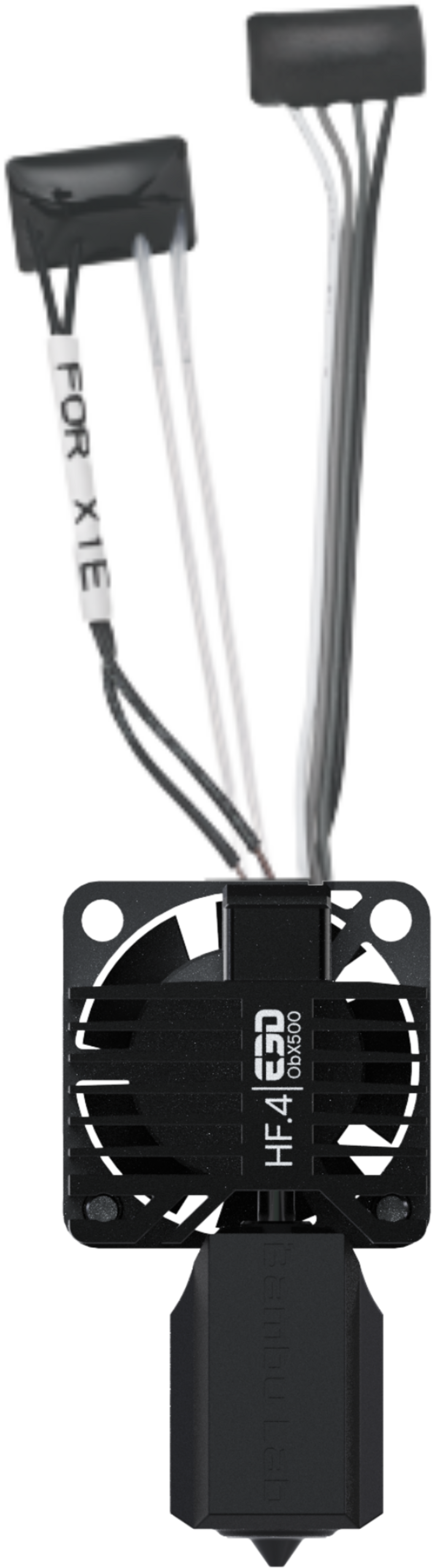 E3D  High Flow ObXiDian 500 HotEnd für Bambu Lab X1E, 0,4 mm    Verschleißfeste High-Flow-Düse für Bambu Lab Drucker