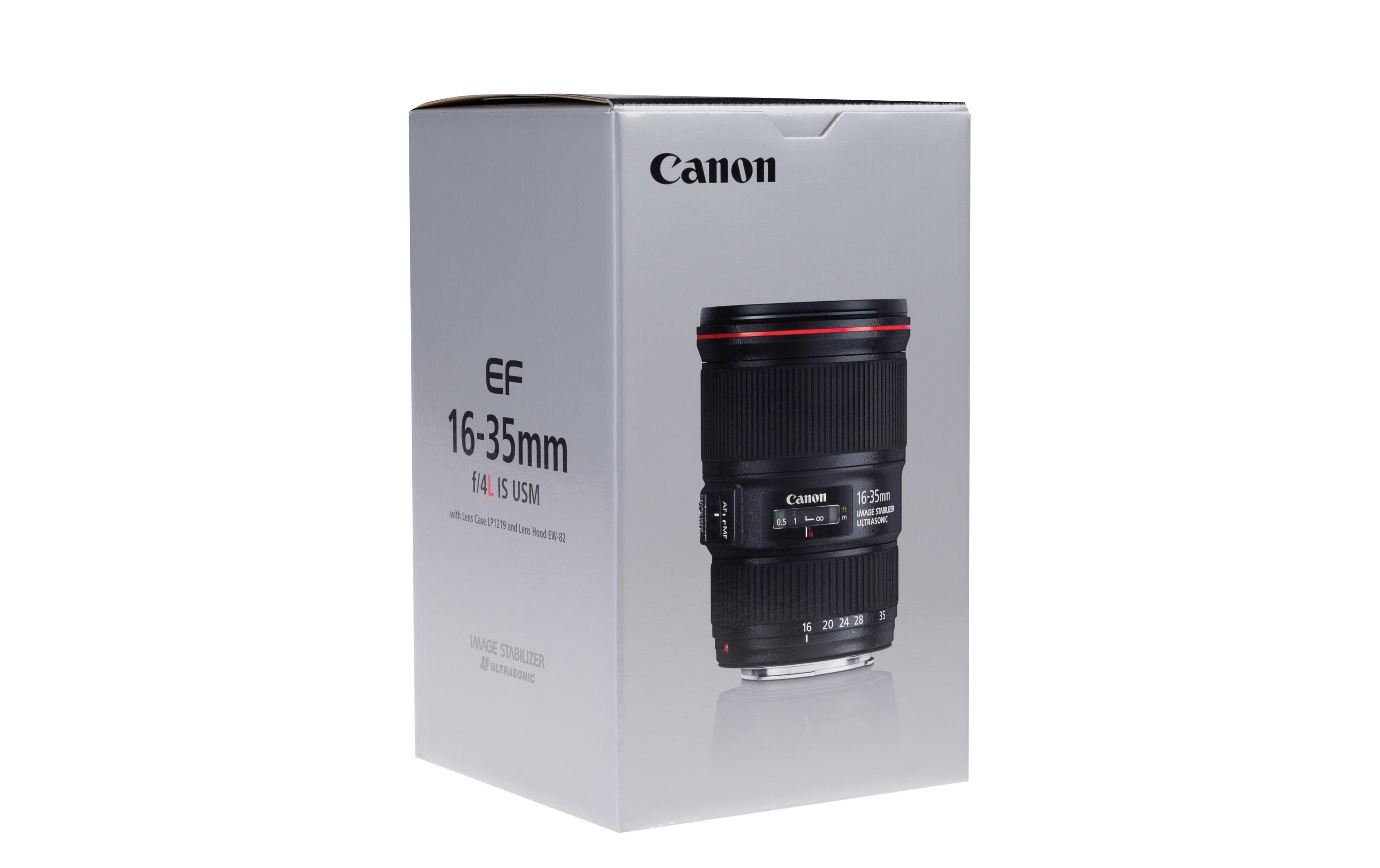 Zoomobjektiv EF 16-35mm F/4L IS USM Canon EF<br>EF 16-35 mm f/4L IS USM