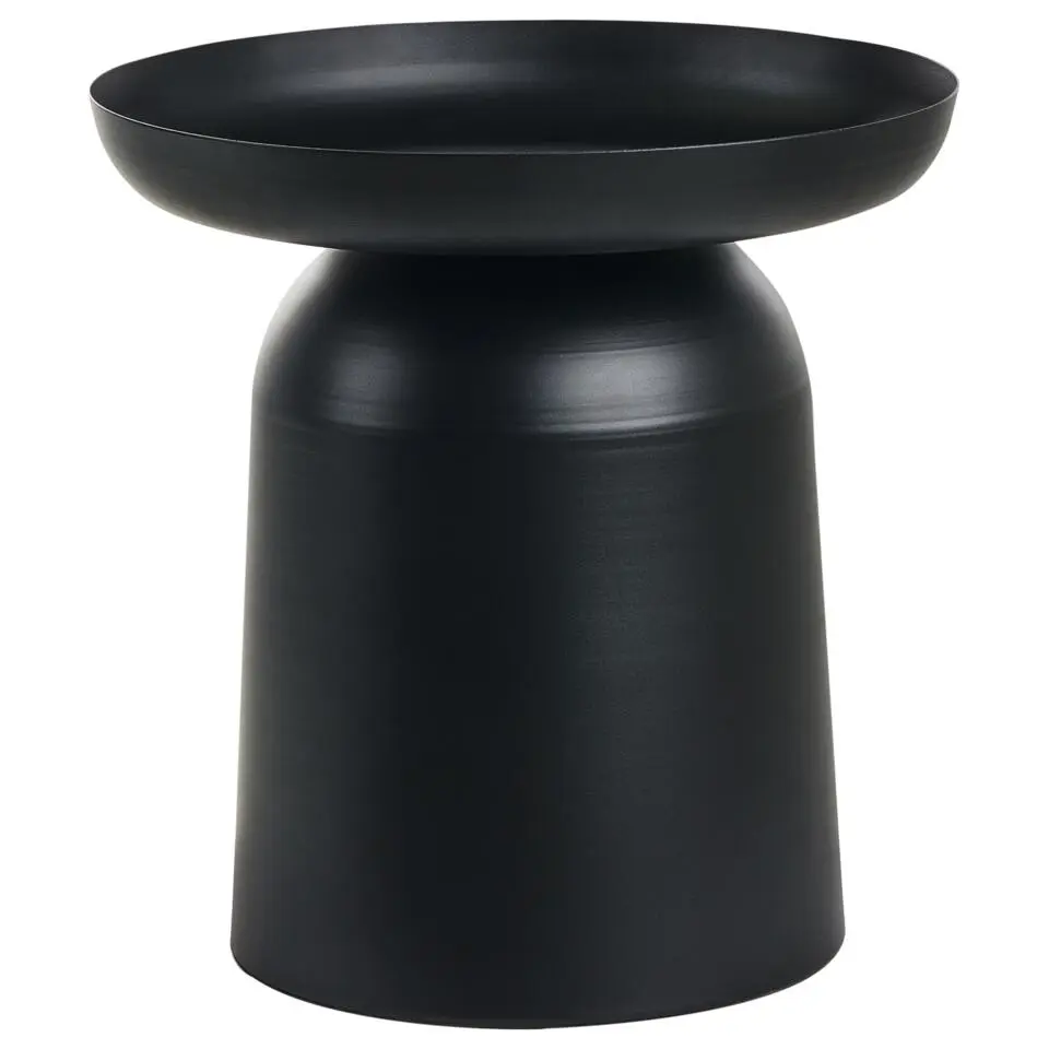 TORRENS - Bijzettafel - Zwart - IJzer