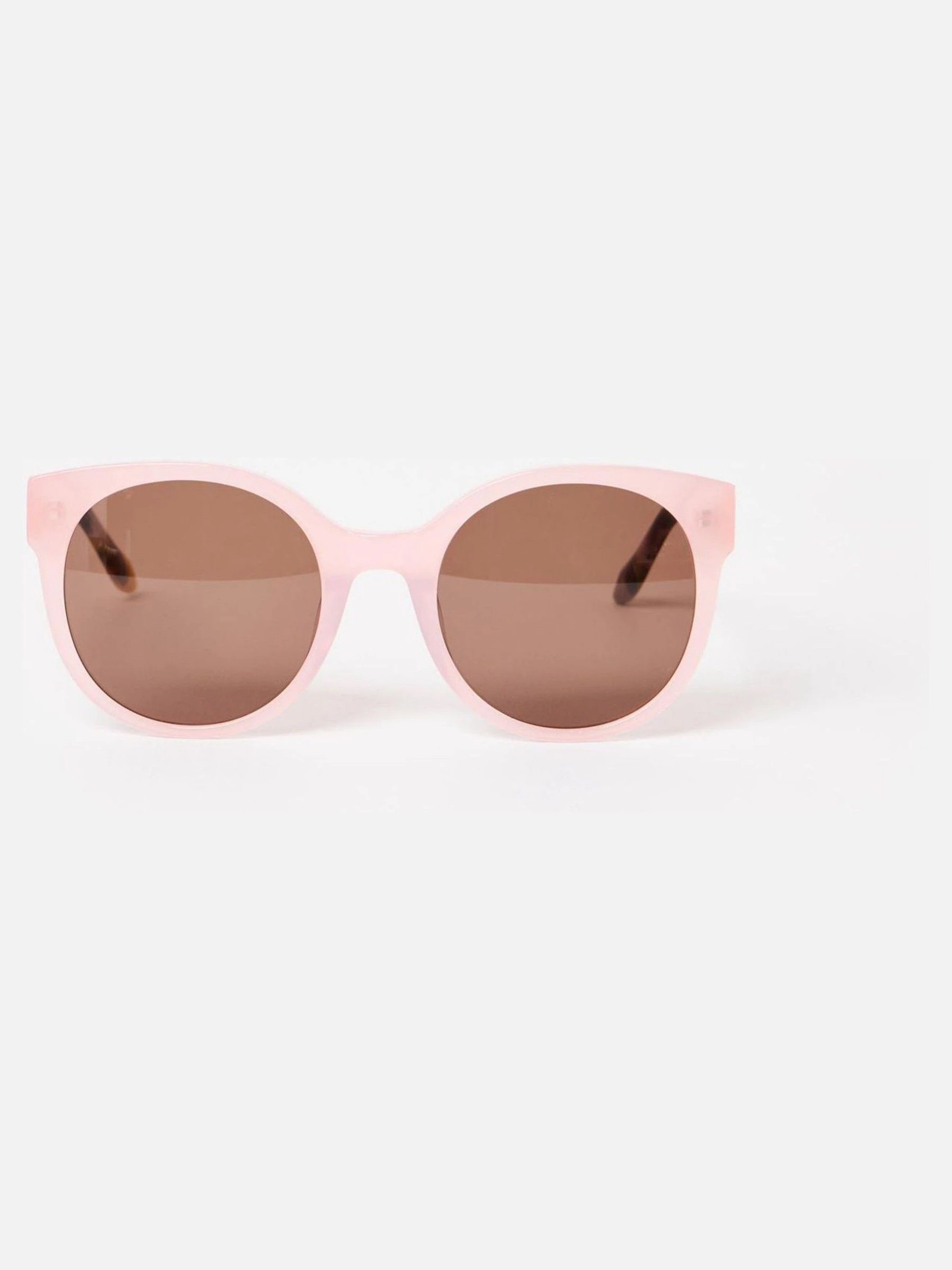 Oliver Bonas Faux Tortoiseshell Round Acetate Sunglasses