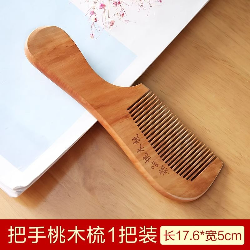 Honeyfluff - Set van 2: Houten Haarkam