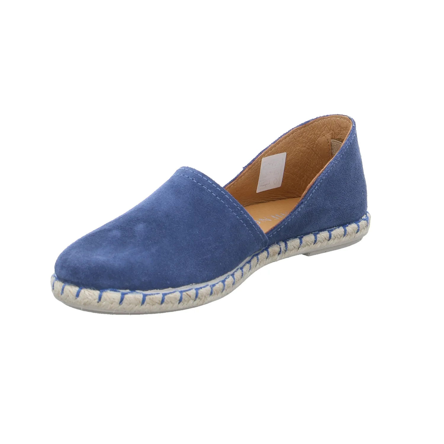SCHUHENGEL Espadrille Jeansblau Leder
