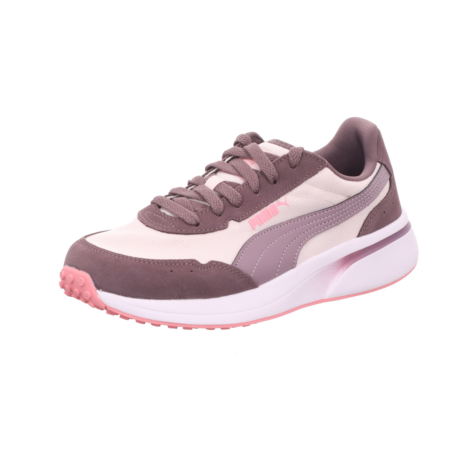 Puma Damen-Sneaker R78 GLANCE Grau-Schwarz