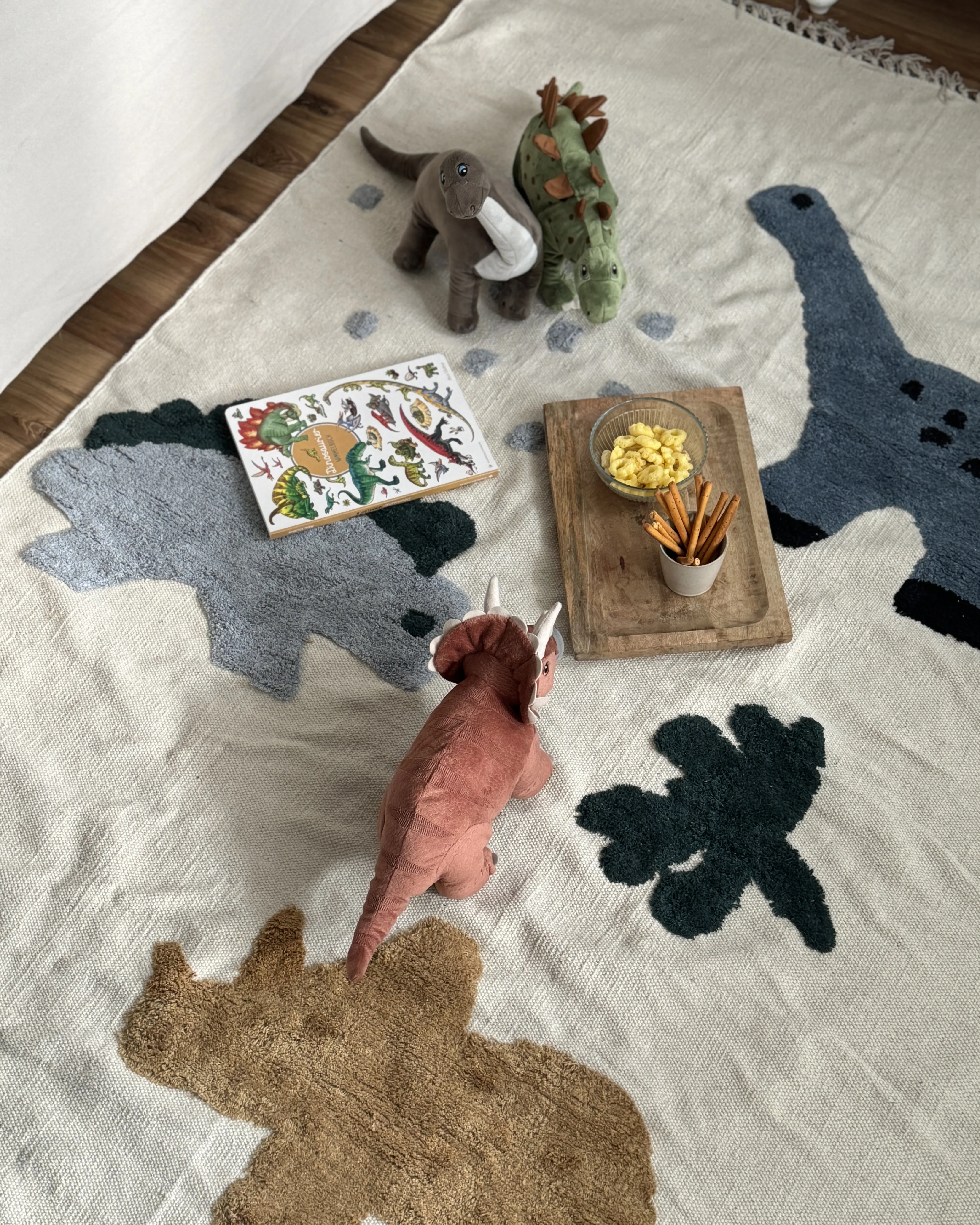 Kindervloerkleed GHARTA Meerkleurig 140 x 200 cm Katoen
