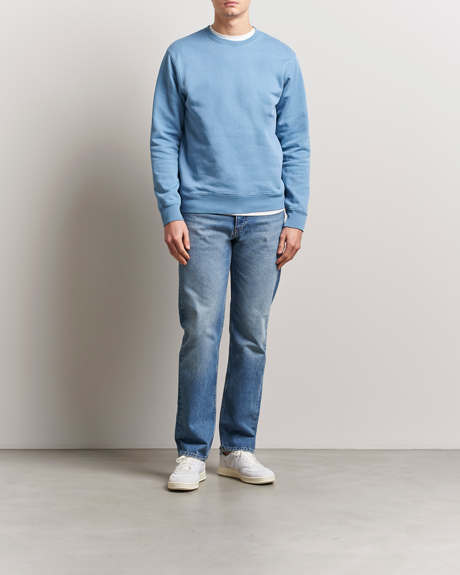 Colorful Standard Classic Organic Crew Neck Sweat Seaside Blue