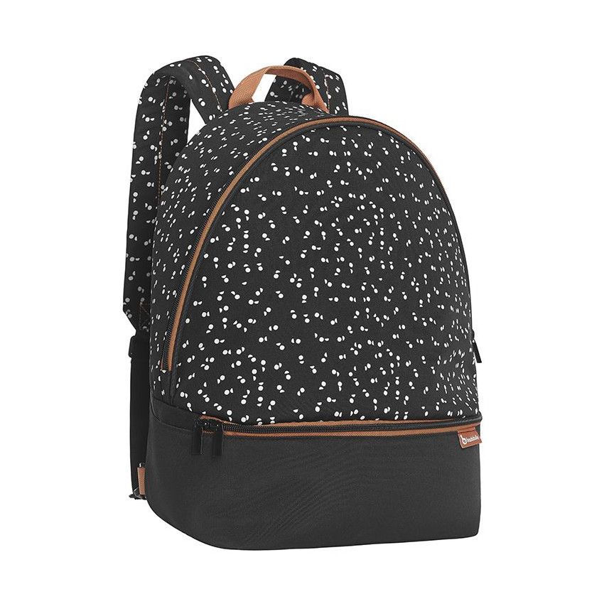 Sac à dos à langer Casual & Go - Noir - Ecru