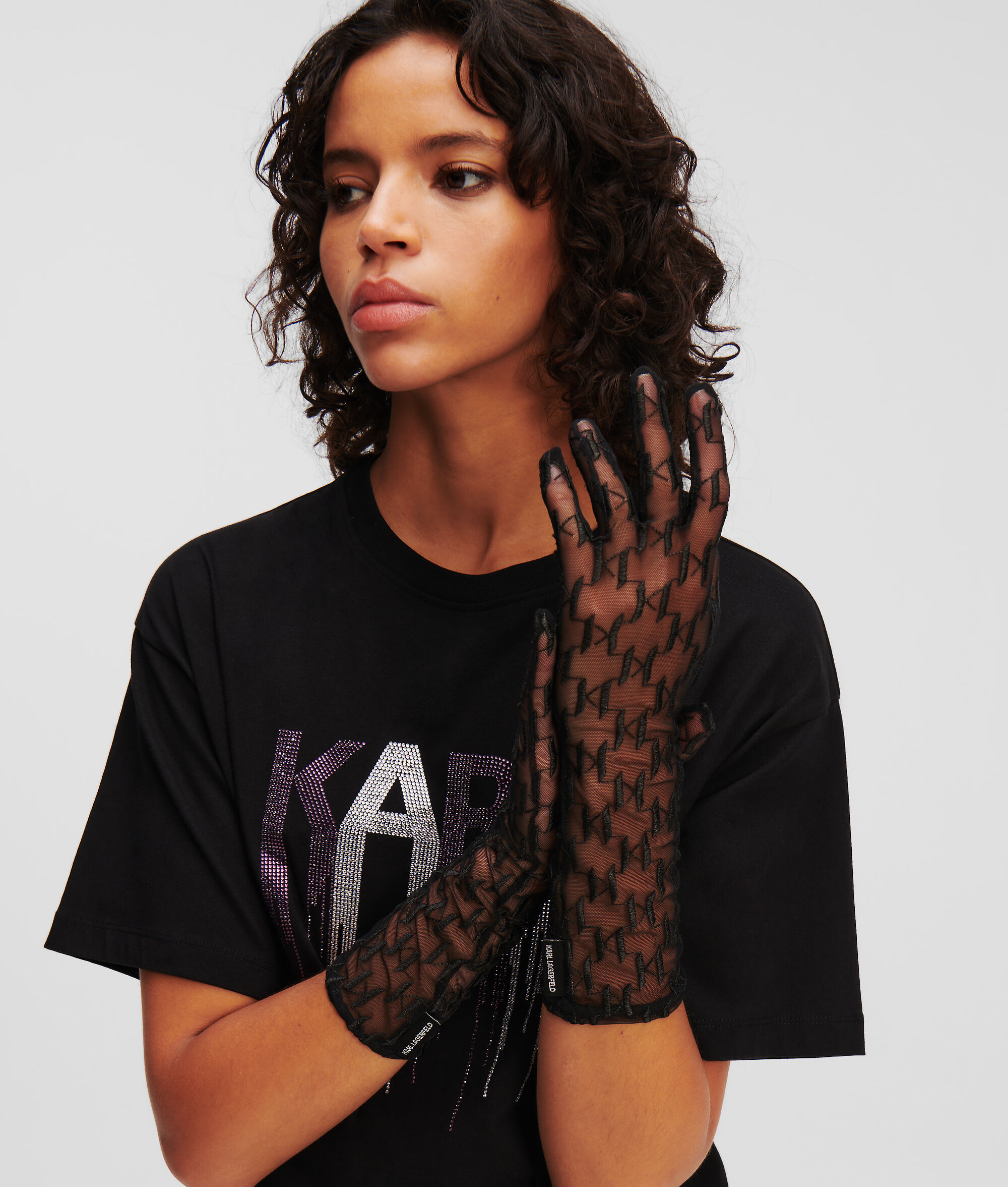 GANTS TRANSPARENTS K/MONOGRAM