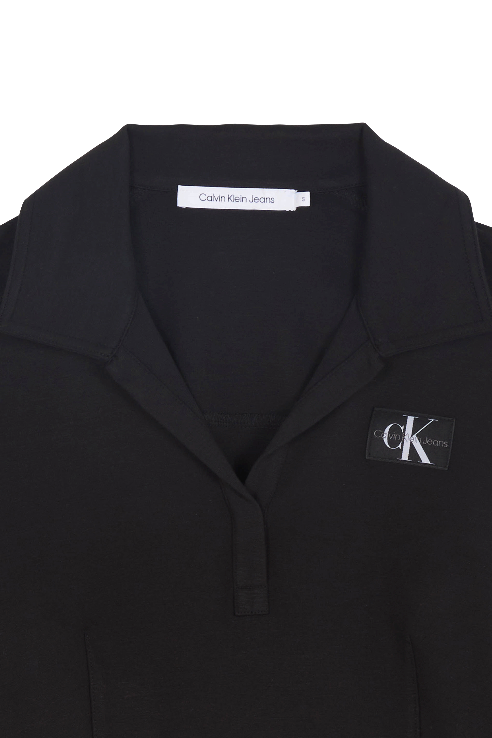 CALVIN KLEIN JEANS Polo POLO COLLAR MILANO  Noir