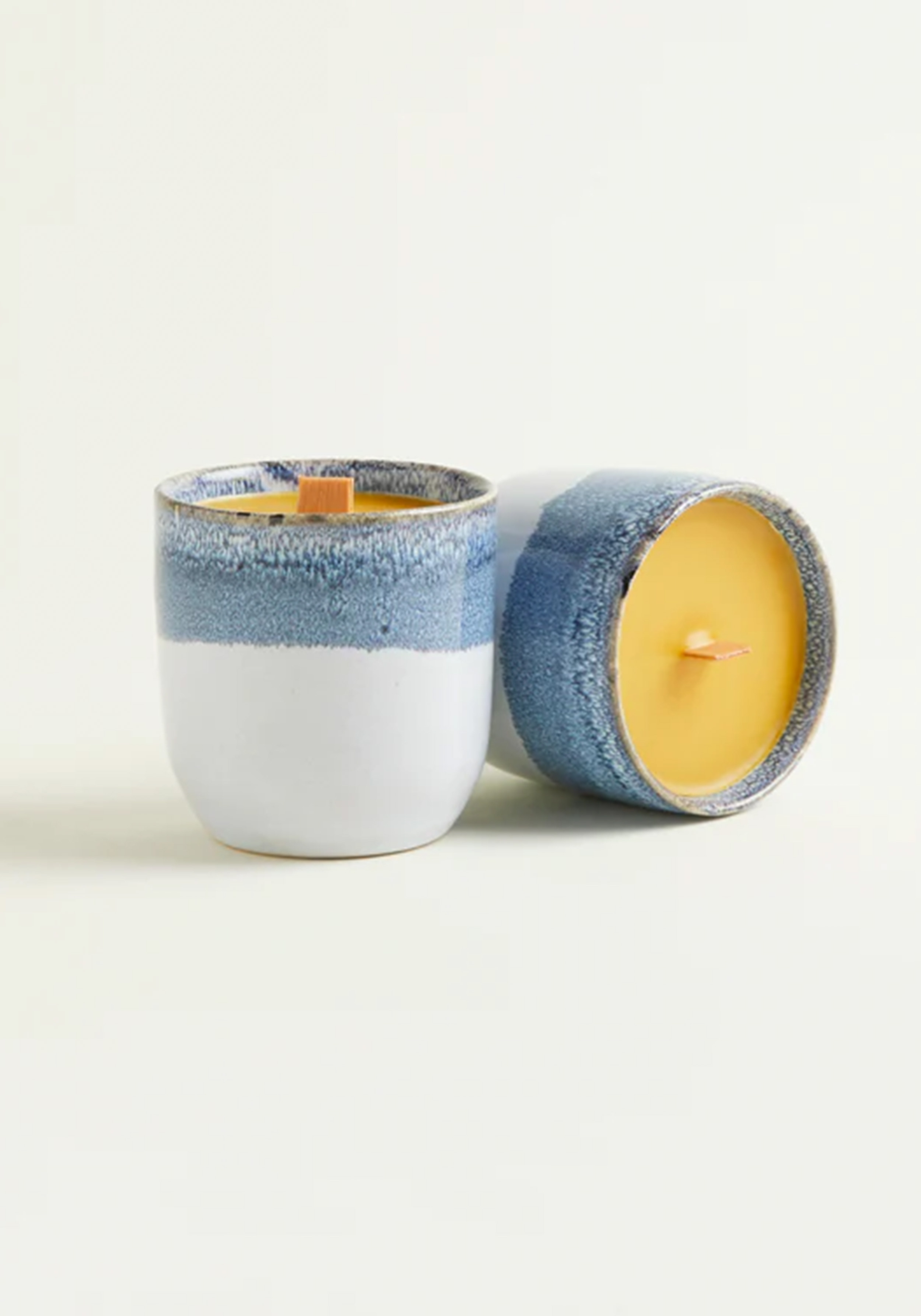 Onomao Kerze Abelha Graublau Dipped