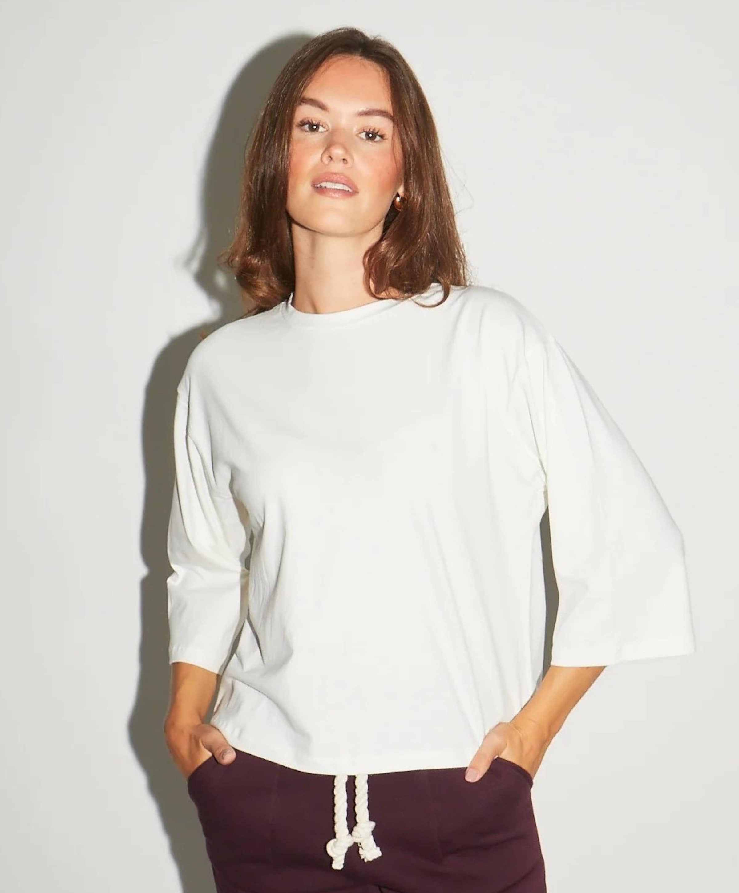 RE/BORN Antwerp Dames longsleeve ecru