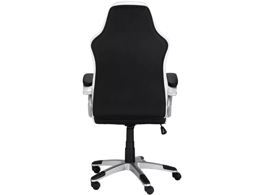 Niro Chaise Gamer PU Noir Blanc