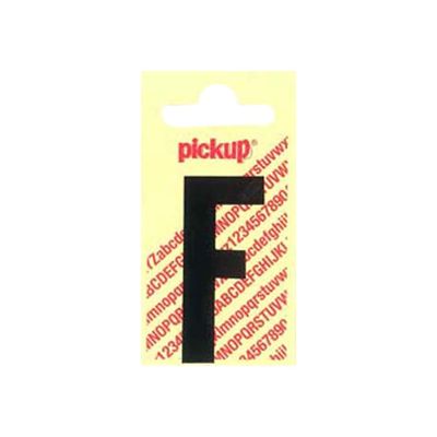 Pickup - Étiquette autocollante - 90 mm - Lettre F - noir mat
