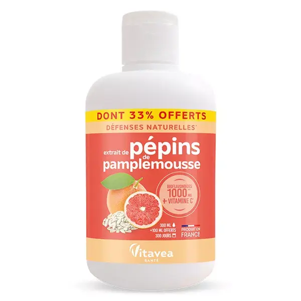 Extrato de Semente de Toranja Vitavea e Vitamina C 200ml + 100ml Grátis