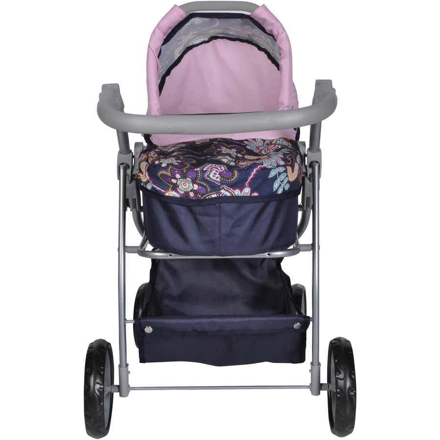 knorr toys® Puppenwagen Coco - blue flowers blau