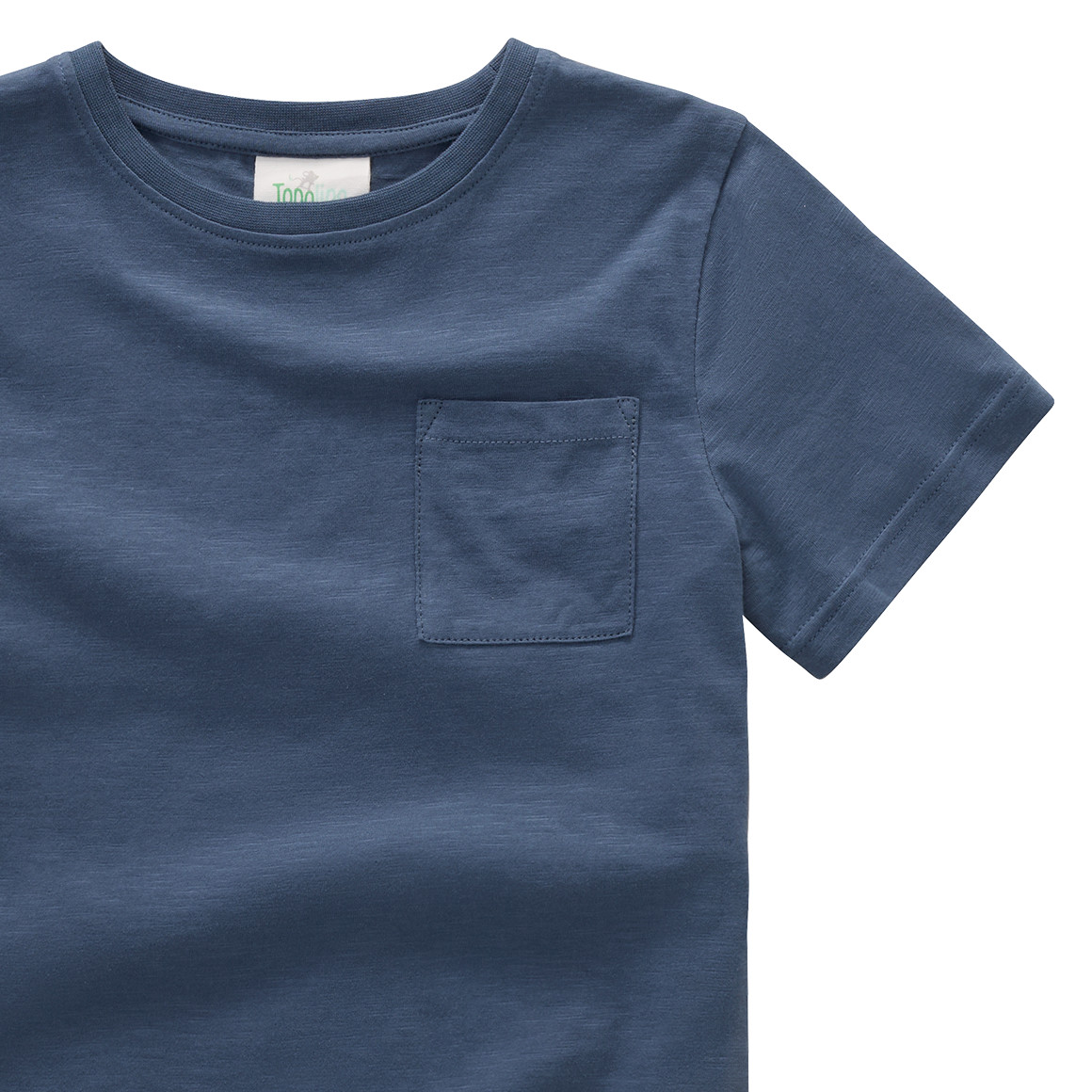 Topolino Pure Collection Jungen T-Shirt im Basic-Look blau