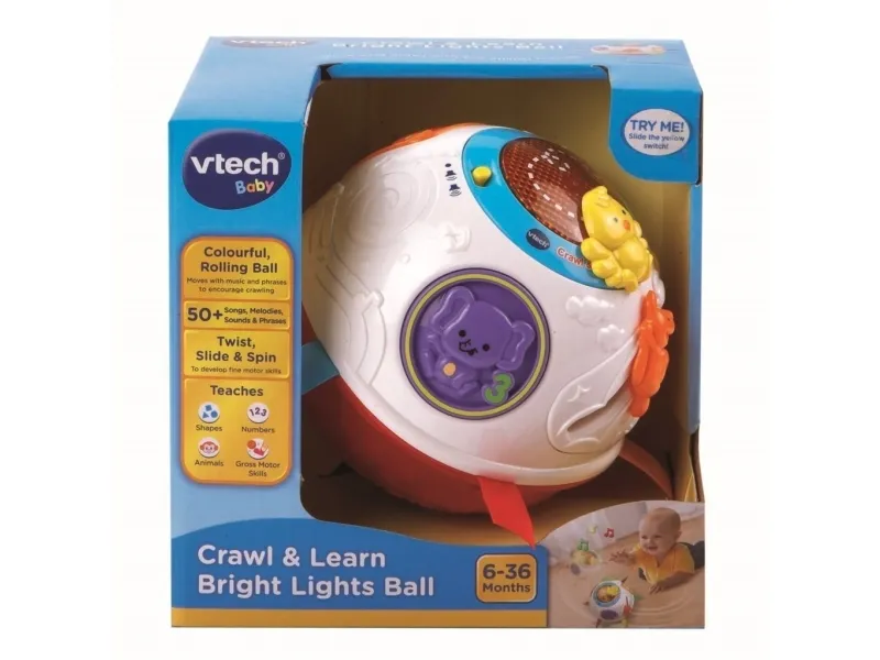 Vtech Baby kravle- og lærebold (Dansk/Danish)