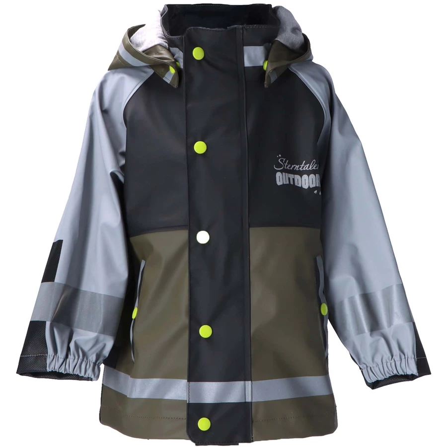 Sterntaler Funktions-Regenjacke uni dunkelgrün