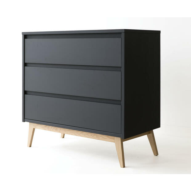 Commode + Plan à Langer Pure Black - PERICLES